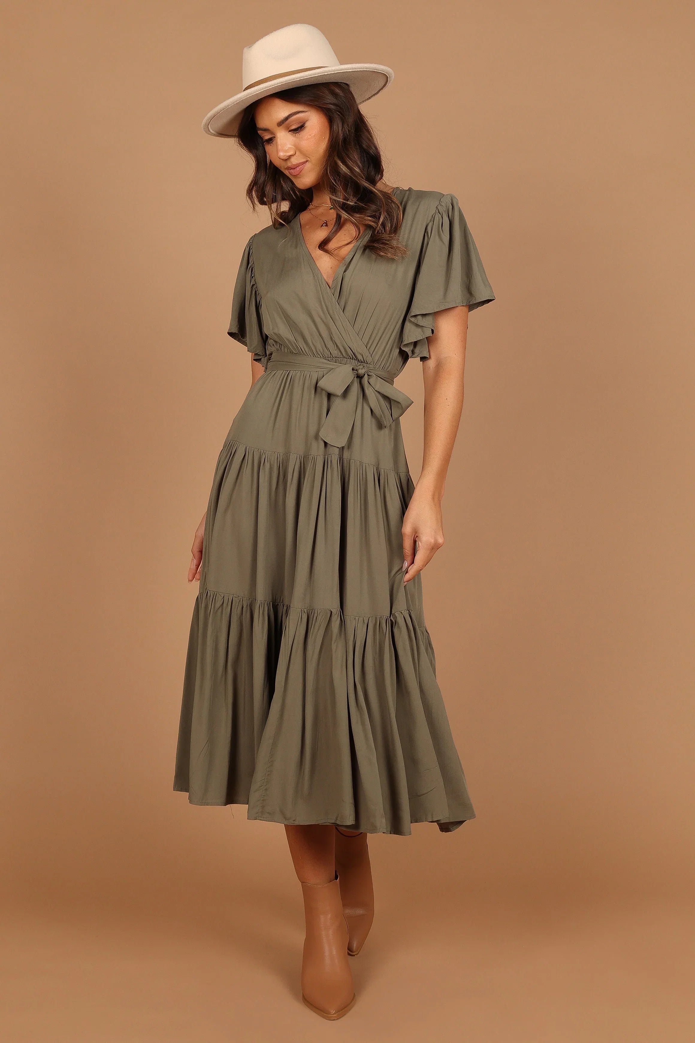 Barker Dress Olive