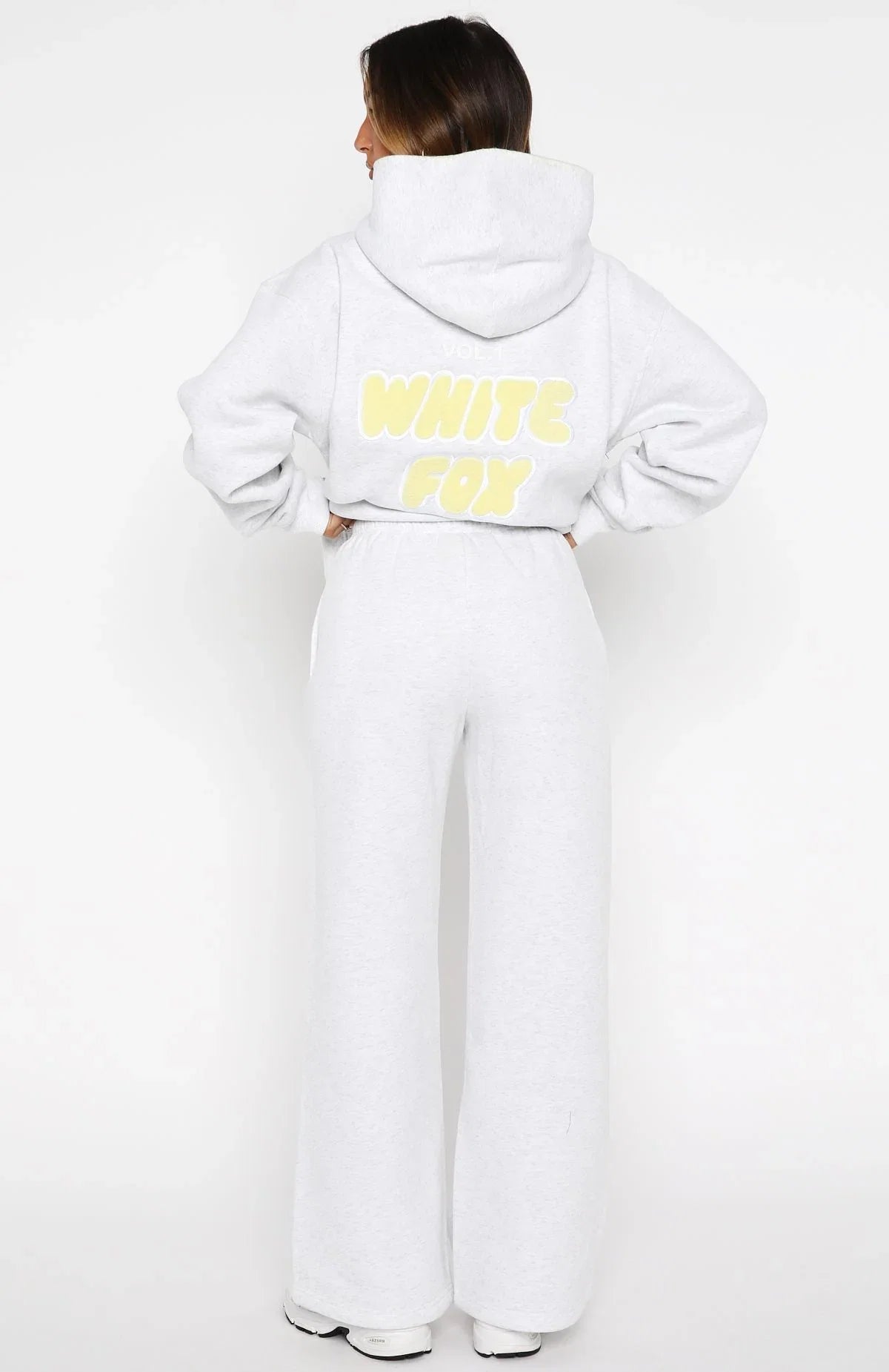 Vol 1 Wide Leg Sweatpants Grey Marle