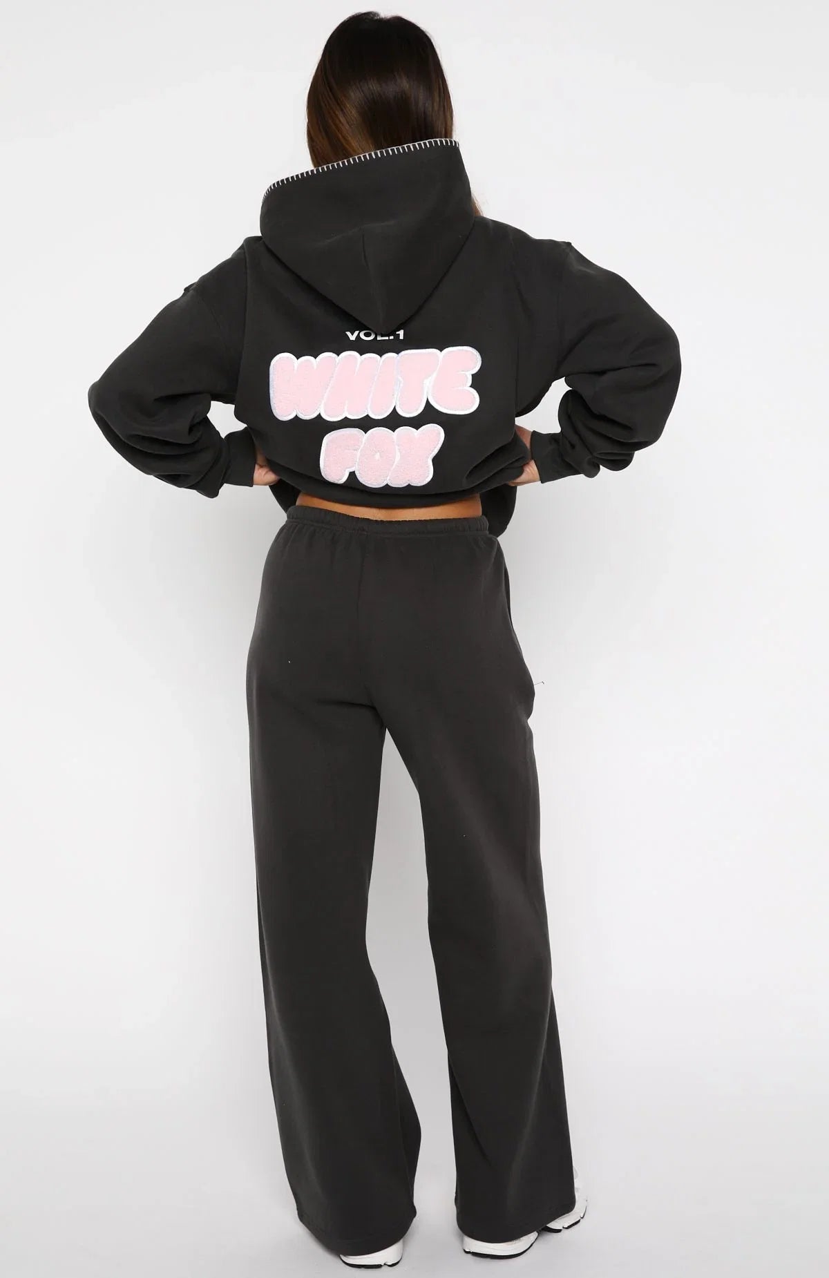 Vol 1 Wide Leg Sweatpants Charcoal