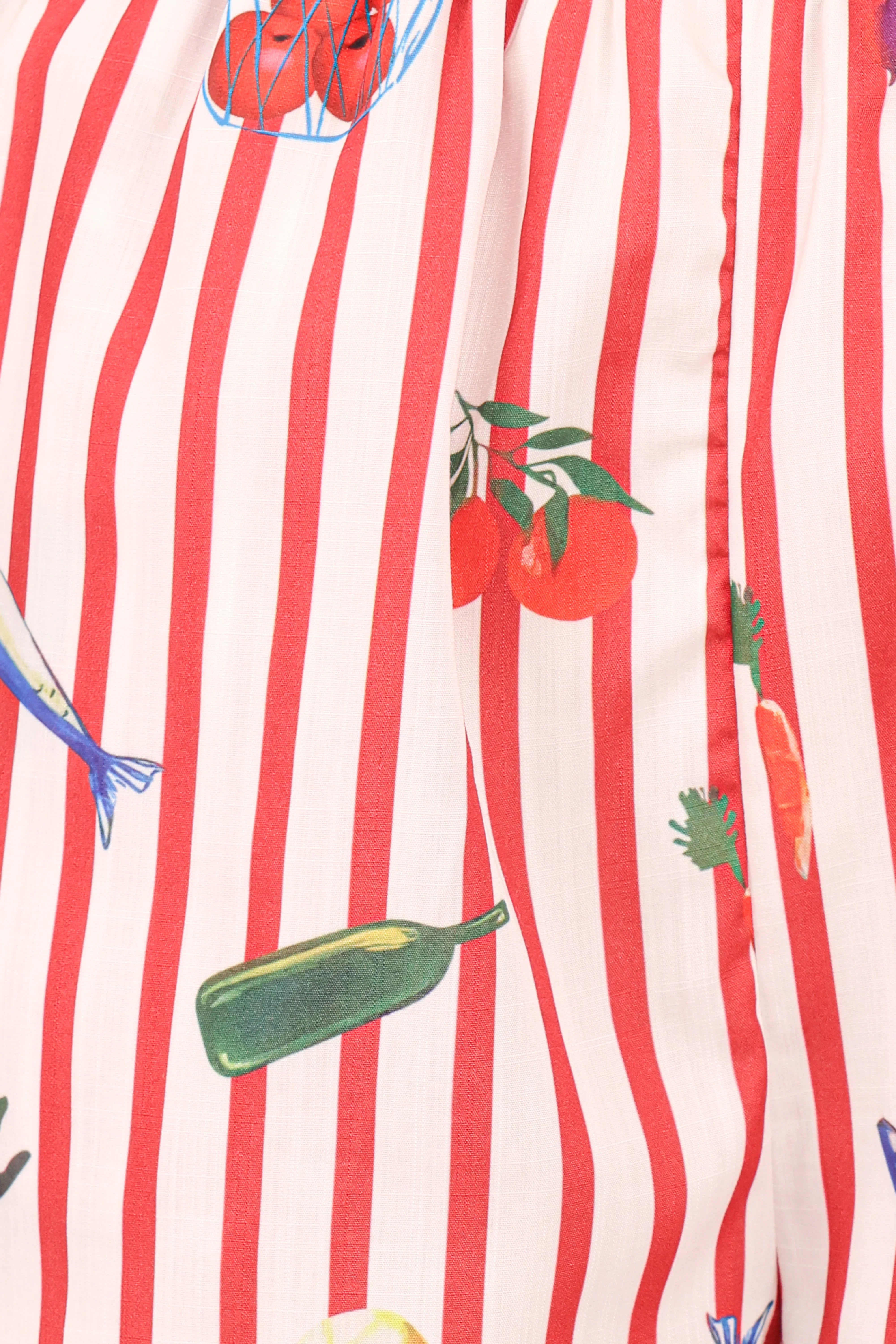 Krystal Short Set Red Stripe