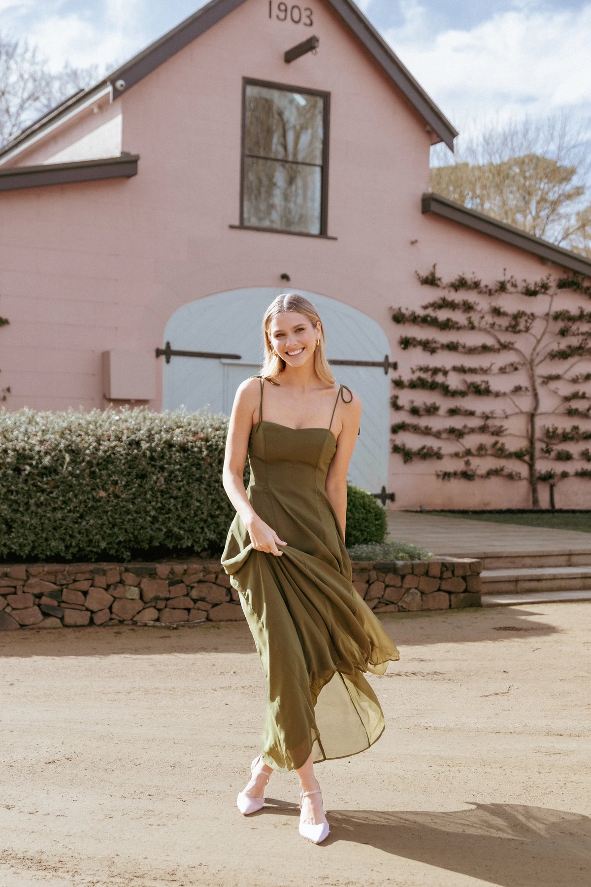 Rayna Maxi Dress Olive