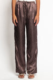Alima Pants Brown Polka Dot
