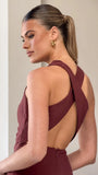 Velaris Maxi Dress Burgundy