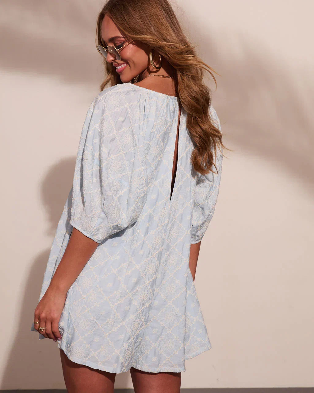 Ranch Rose Relaxed Embroidered Romper