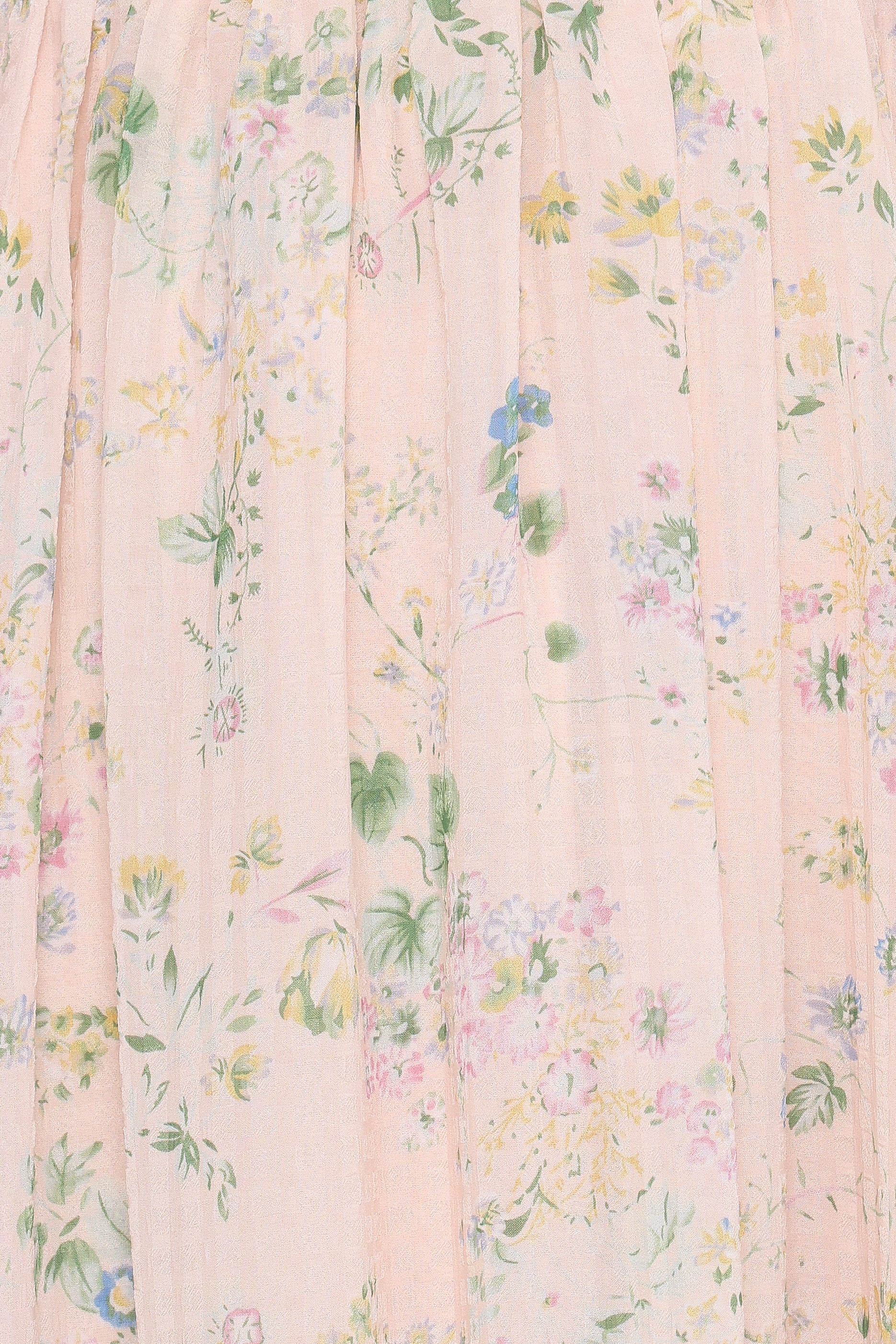 Angelica Midi Dress Pastel Pink Floral