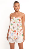 Sui Strapless Top Alfresco
