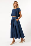 Rylie Two Piece Set Dark Denim