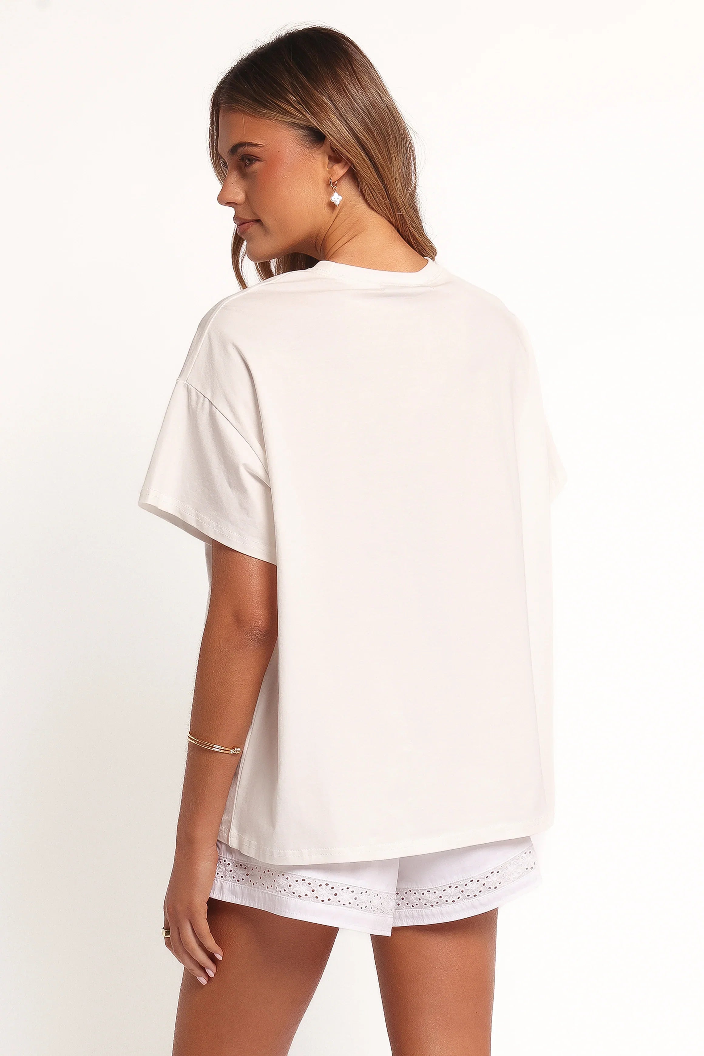 The Tropics Graphic Tee White