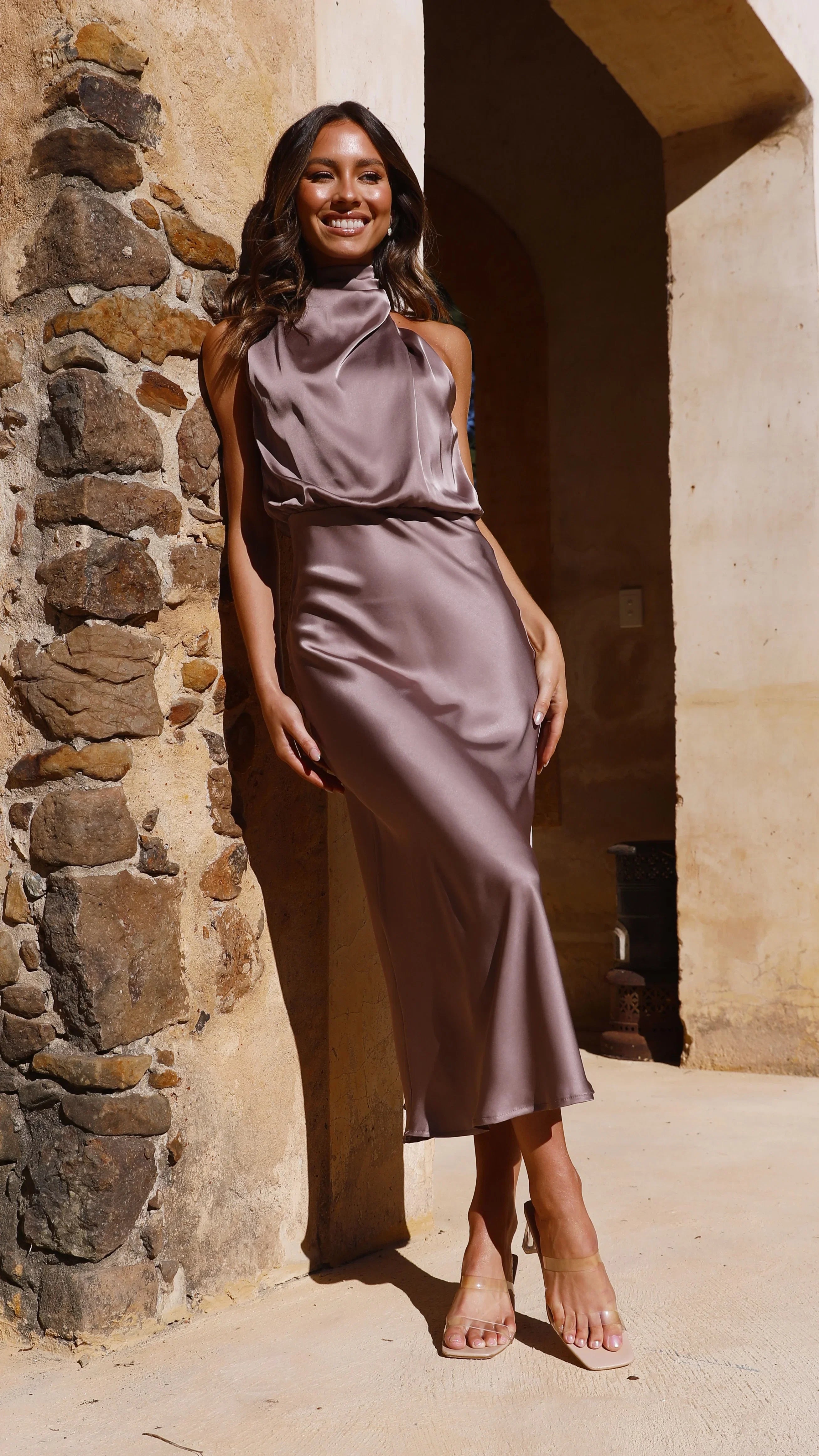 Esther Maxi Dress Mushroom