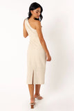 Gibson One Shoulder Midi Dress Oatmeal