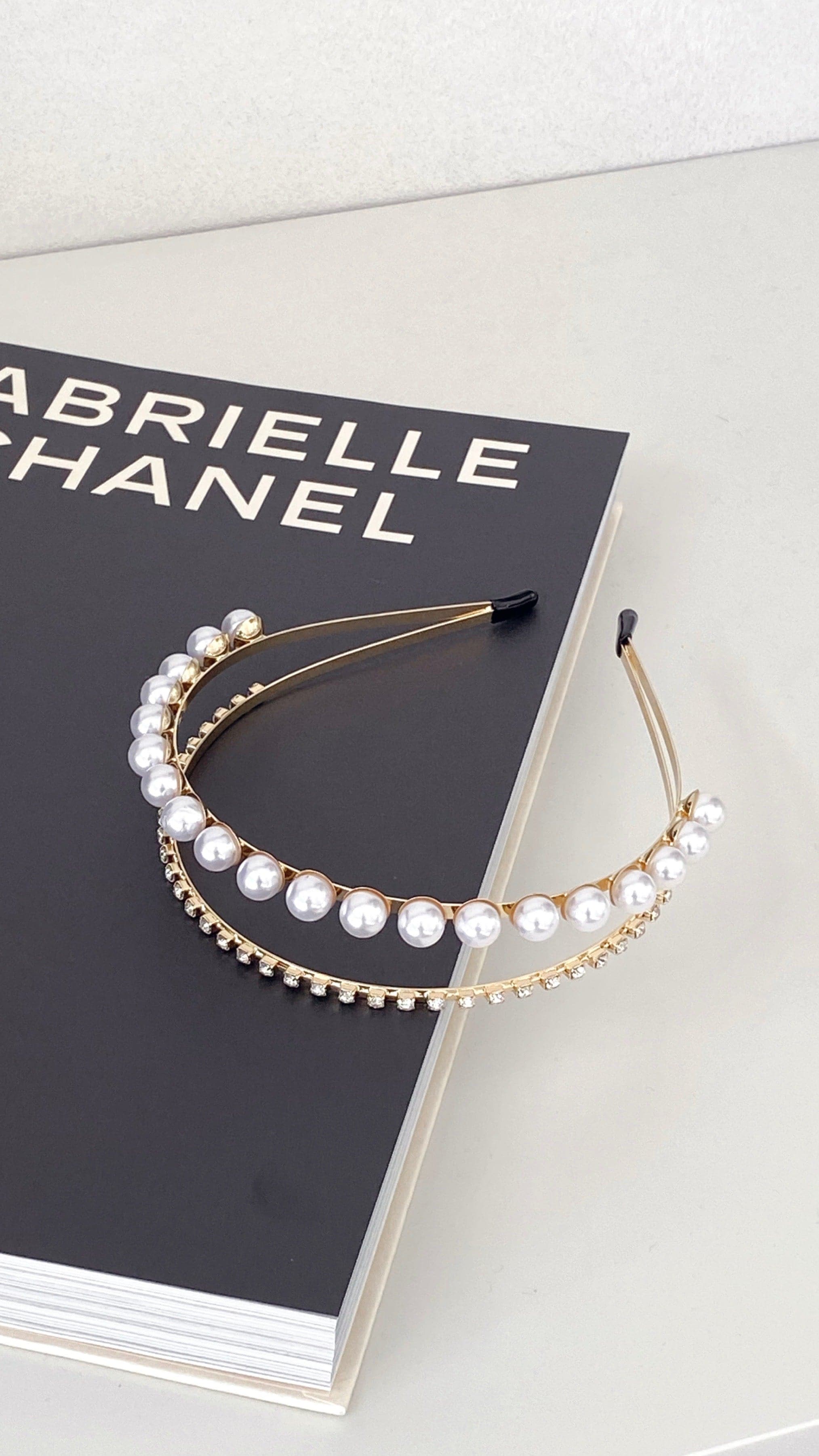 Sinclair Headpiece Gold Pearl