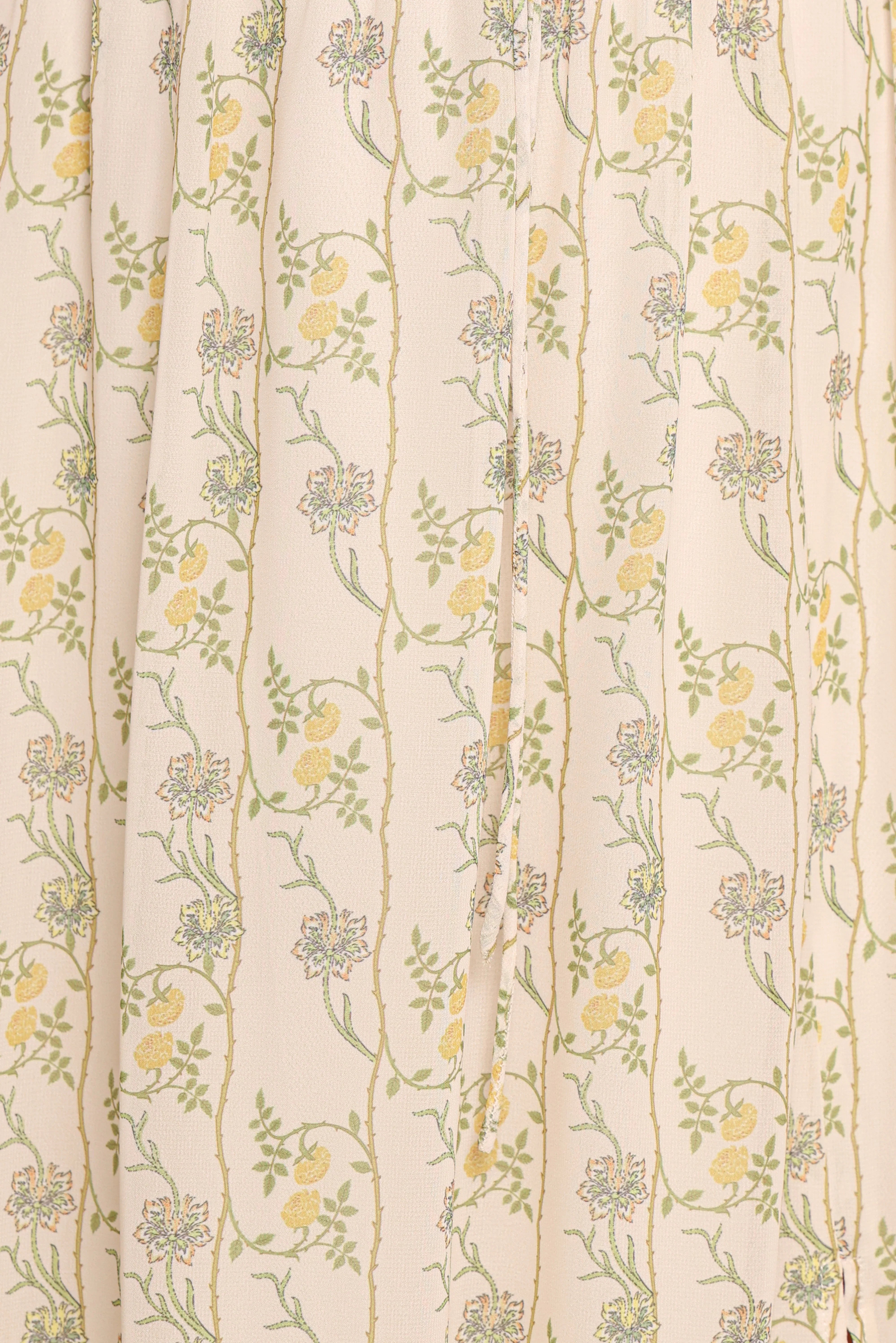 Keziah Long Sleeve Maxi Dress Yellow Floral