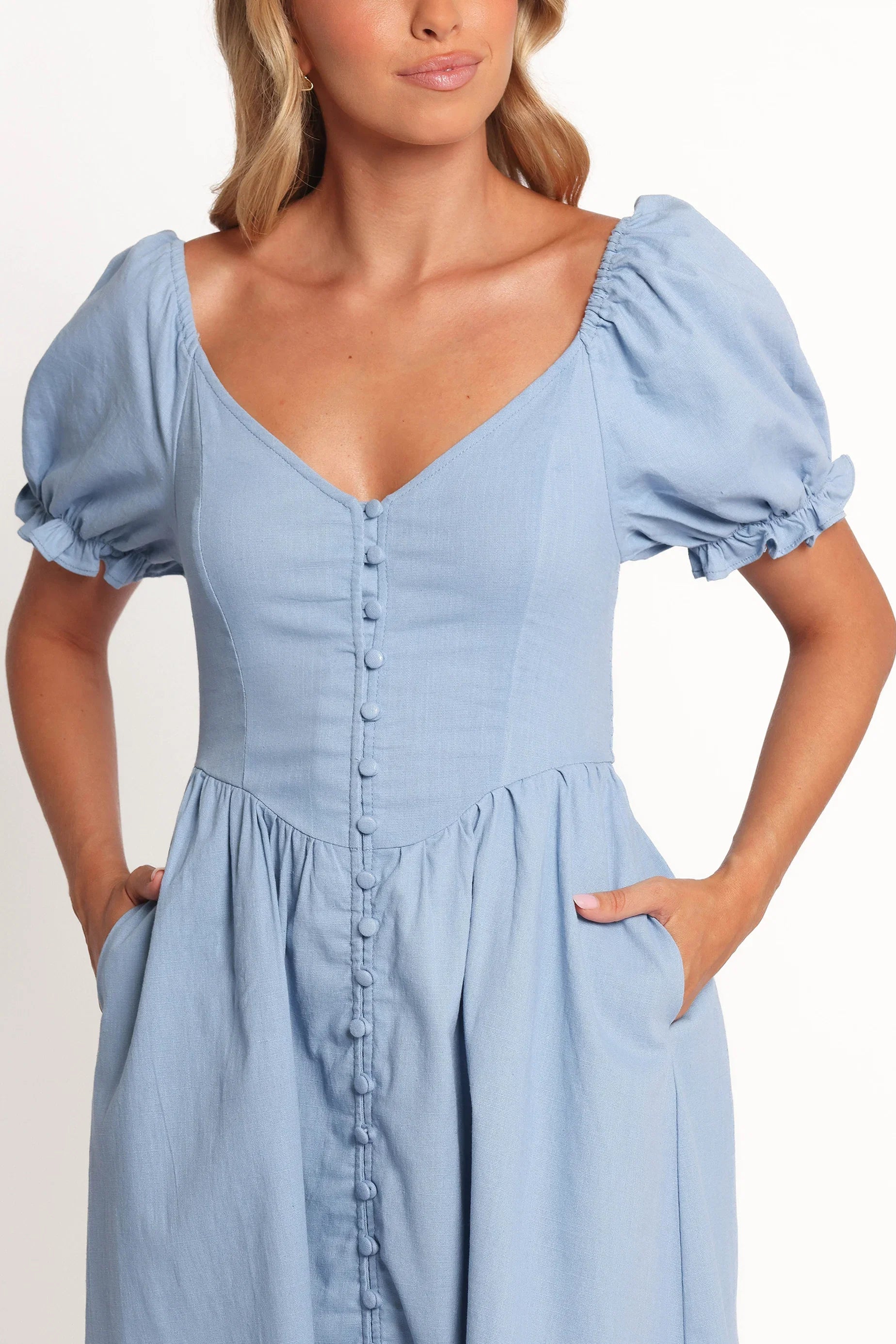 Serenade Midi Dress Blue