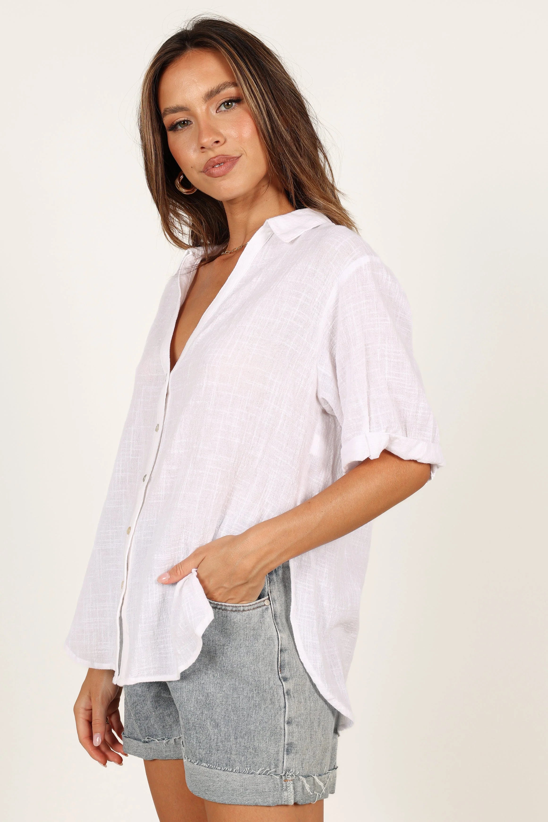 Dion Top White
