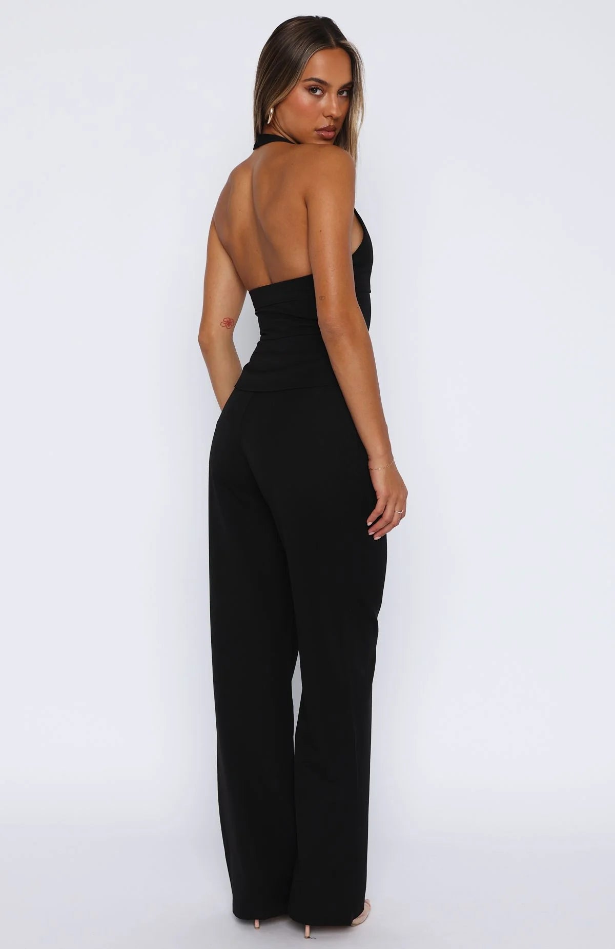 Only Acting Pants Black
