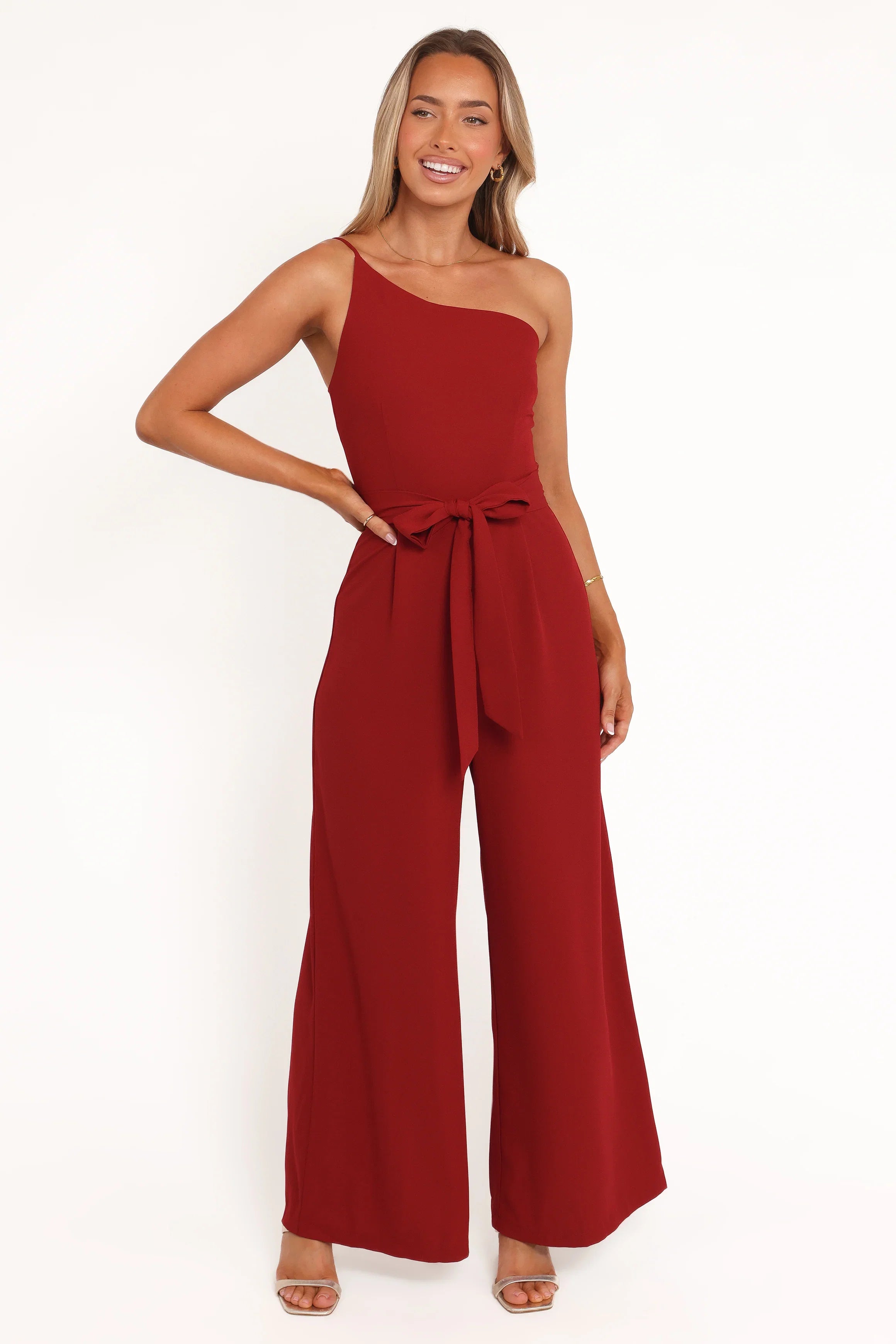 Leyton Jumpsuit Deep Red