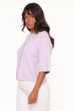 Lilith Knit Top Lilac