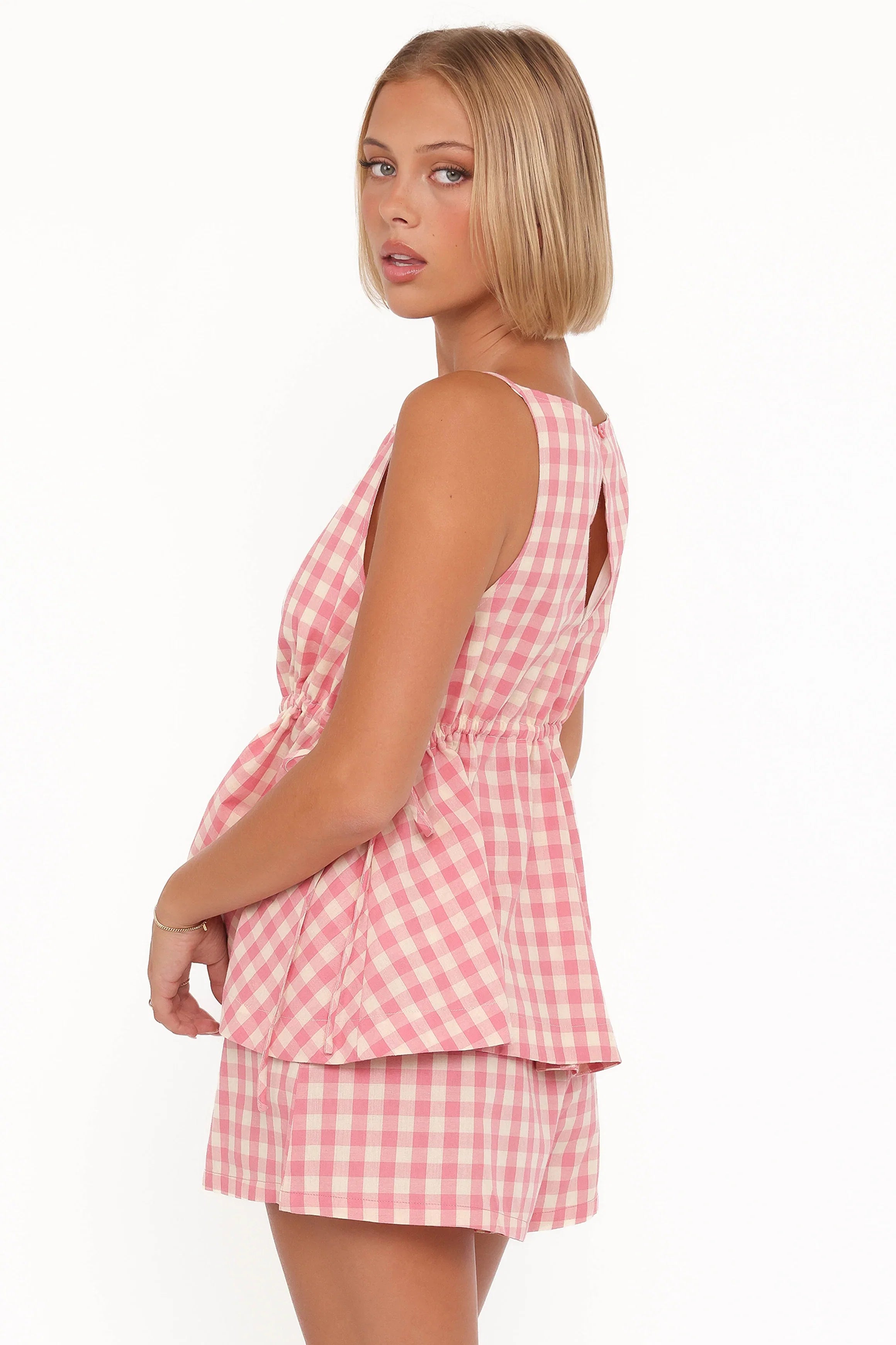 Rory Top Pink Gingham