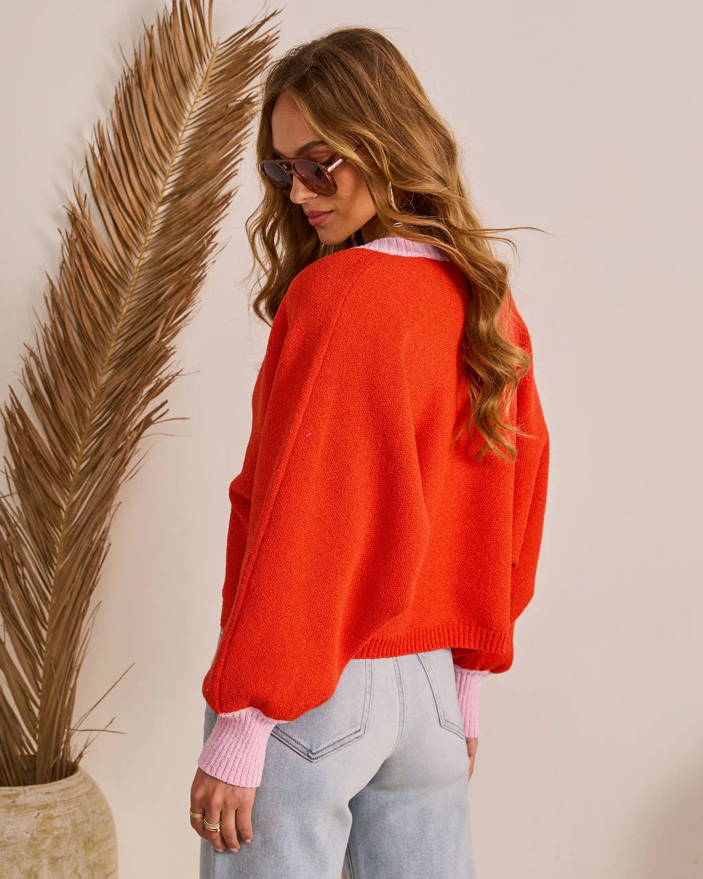 Comfort Archive Contrast Trim Cardigan