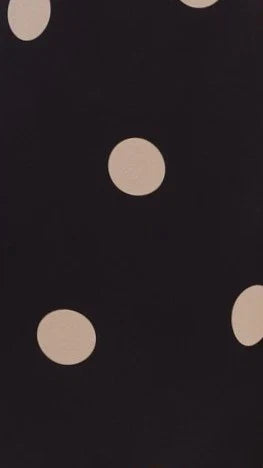 Jianna Maxi Dress Black Cream Polka