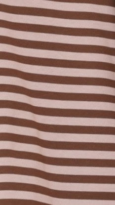 Solana Long Sleeve Top Pink Choc Stripe