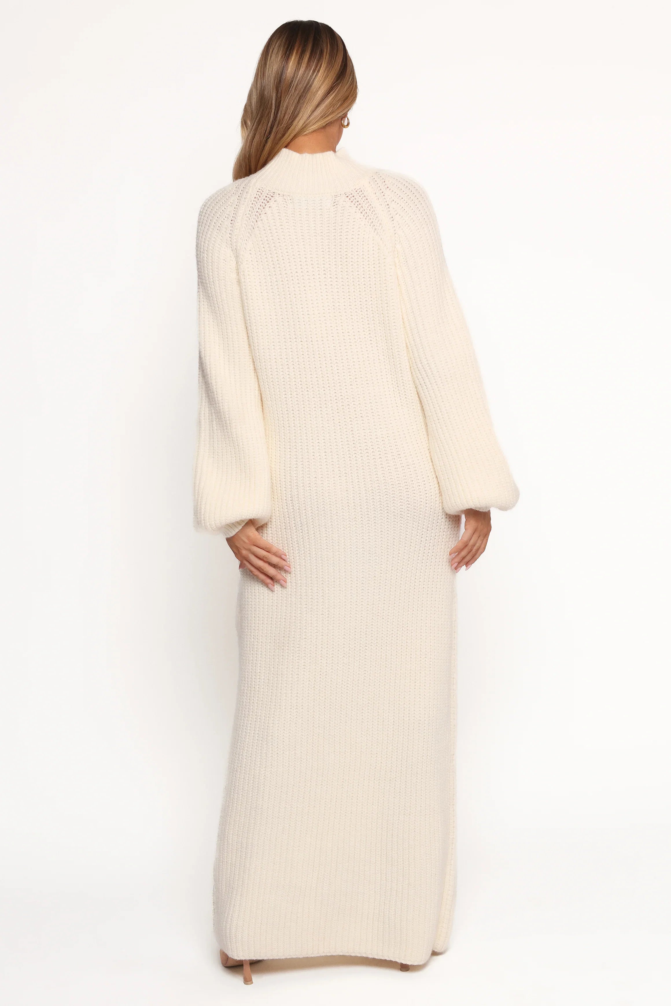 Tobin Knit Maxi Dress Cream