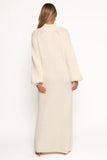 Tobin Knit Maxi Dress Cream
