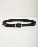 Janae Textured Buckle Standard Belt