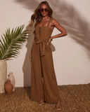 Ravine Wrap Tie Jumpsuit