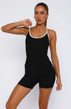 Power To You Playsuit Black White