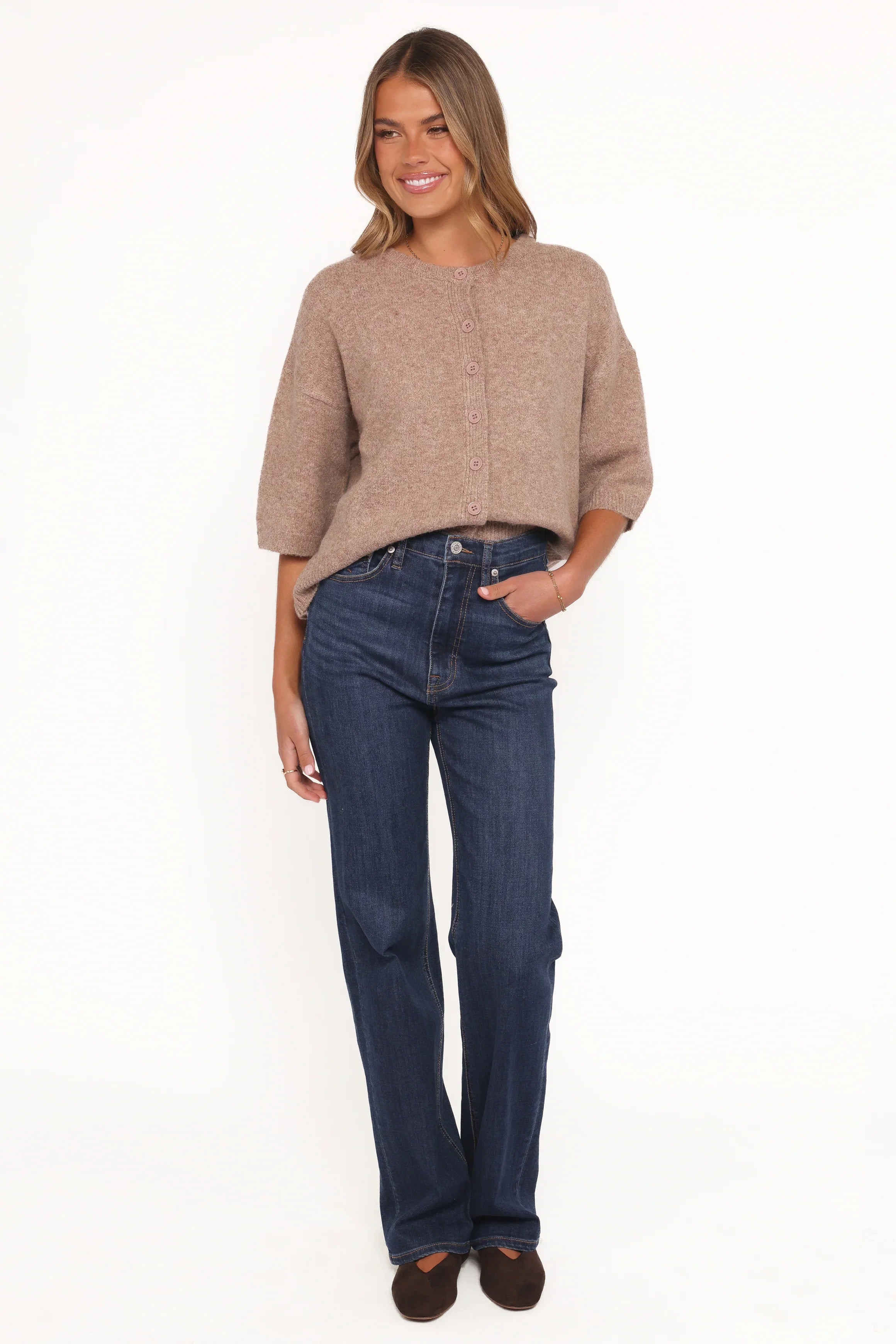 Lilith Knit Top Mocha