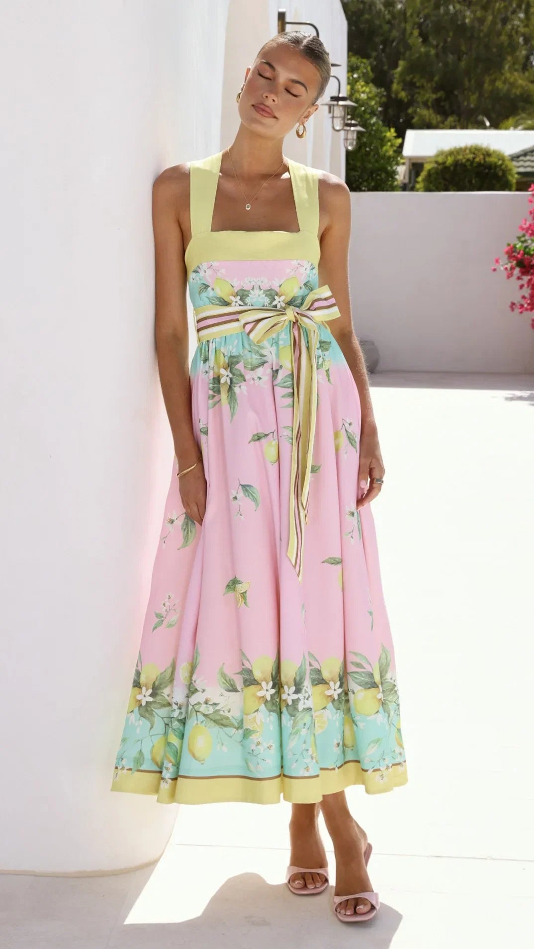 Velma Maxi Dress Rosé Lemonade