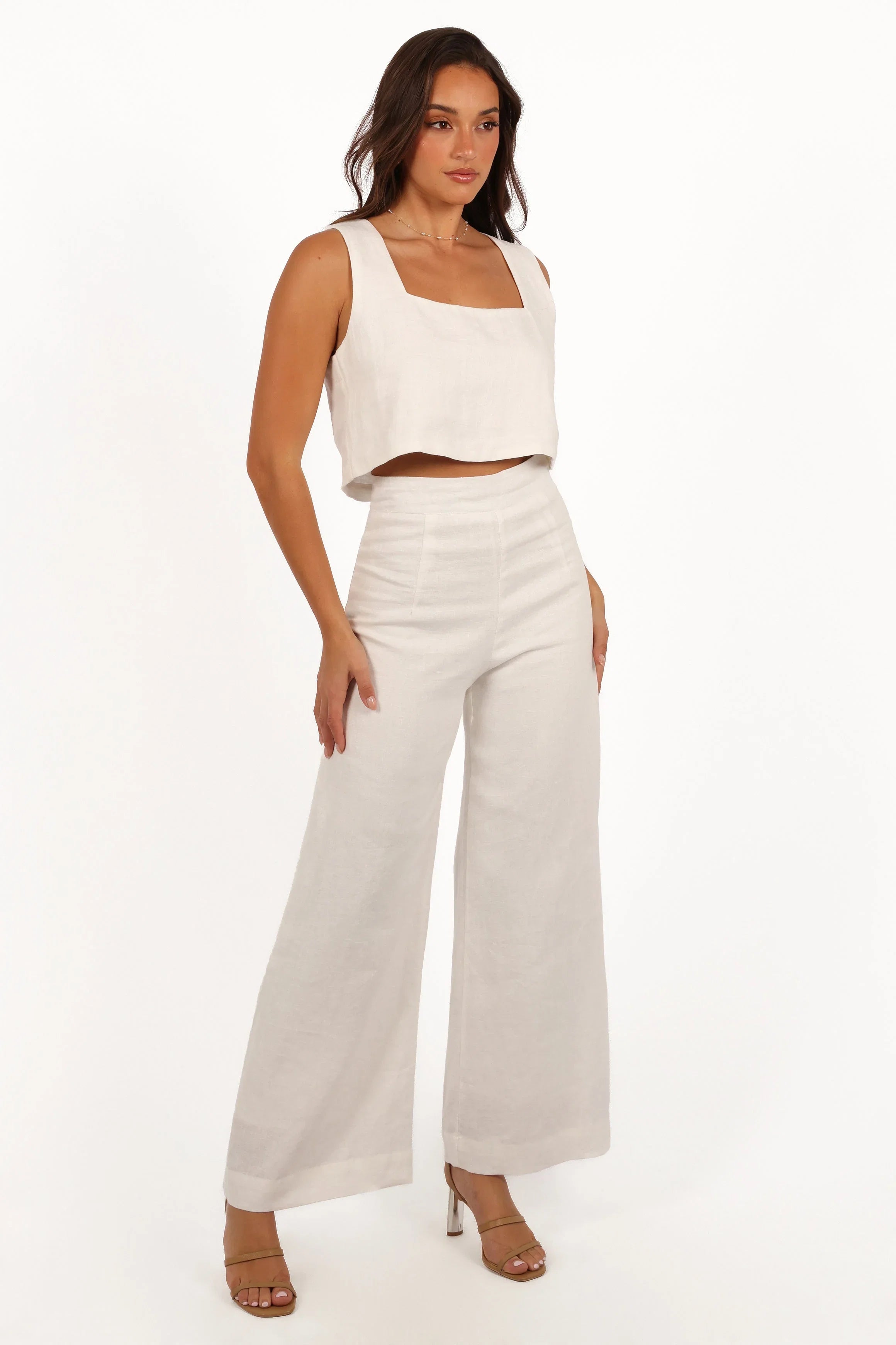 Devlin Pant Cloud White