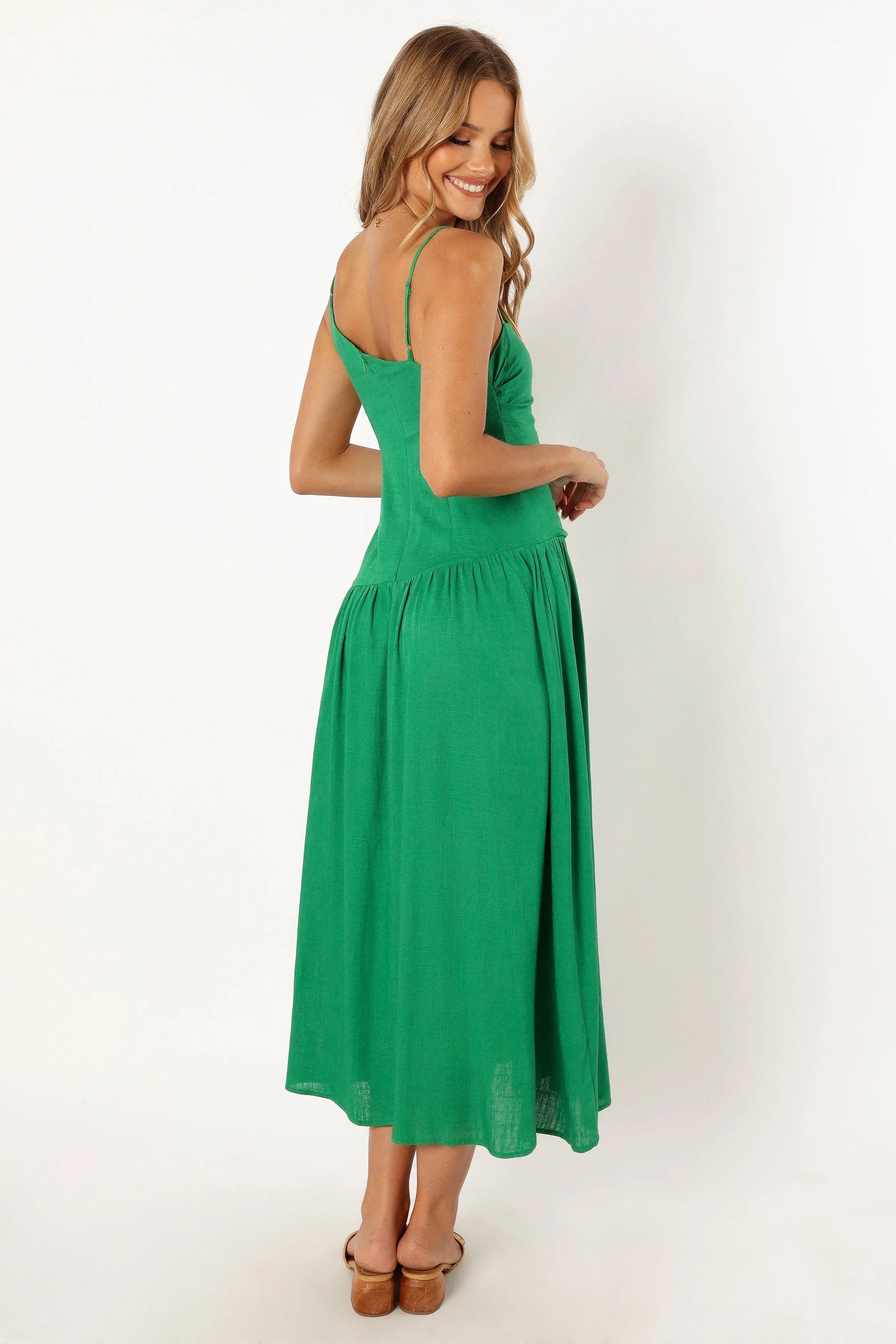 Shiloh Midi Dress Green