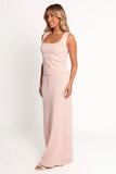 Beatrice Knitted Skirt Peach