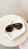 Zaeli Sunglasses Black Brown