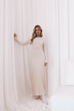 Alison Long Sleeve Maxi Dress Cream