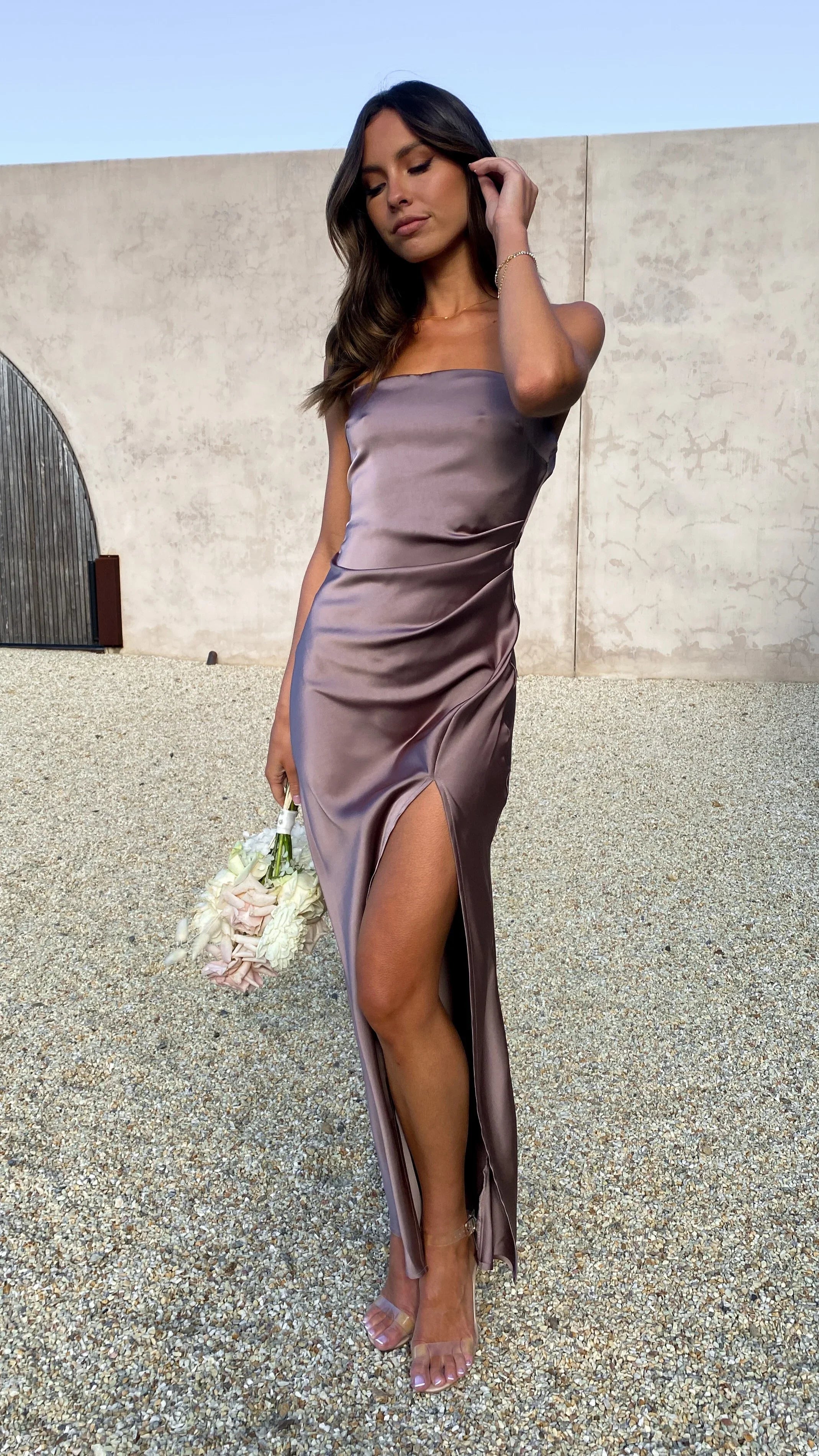 Ilana Maxi Dress Mushroom