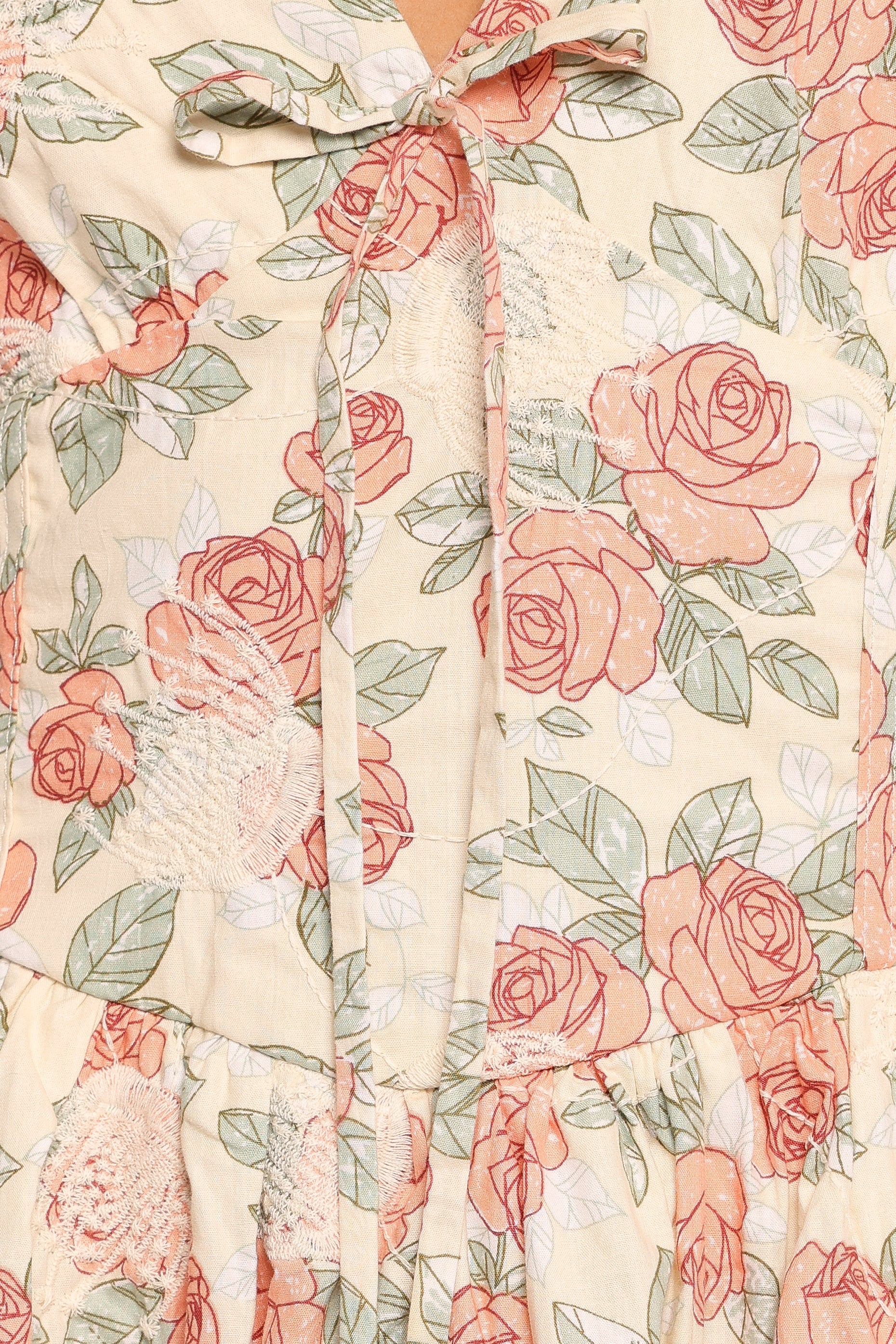 Velda Midi Dress Pink Floral
