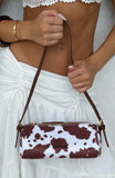 Gannon Shoulder Bag Faux Cow Hide