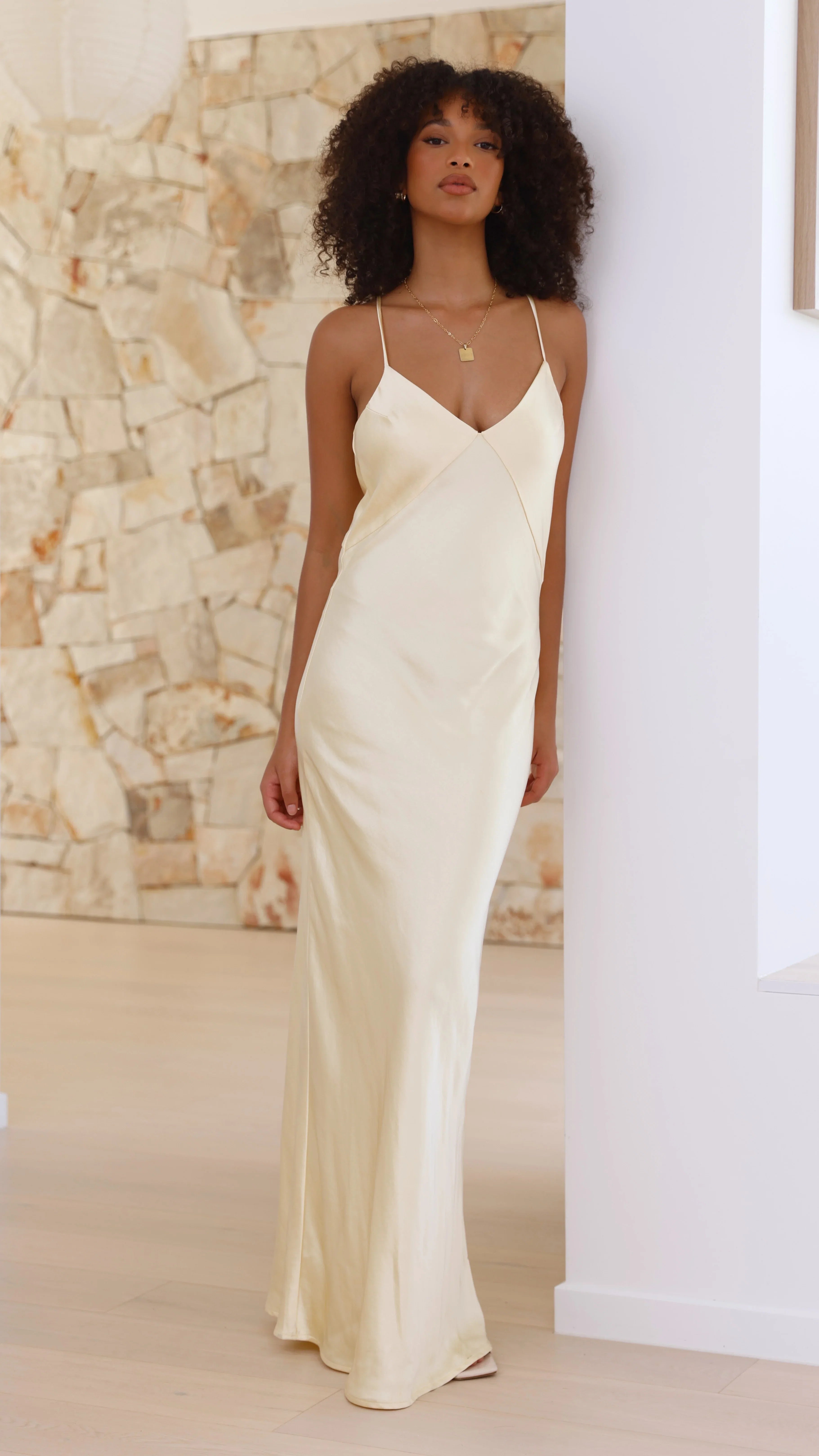 Gisella Maxi Dress Yellow