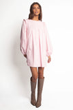 Wyatt Long Sleeve Mini Dress Pink