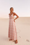 Sydney Maxi Dress Sunset Check