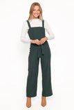 Selene Corduroy Jumpsuit Green