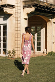 Laurel Dress Dark Rose Floral