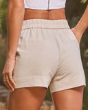 Chesterfield Linen High Rise Shorts