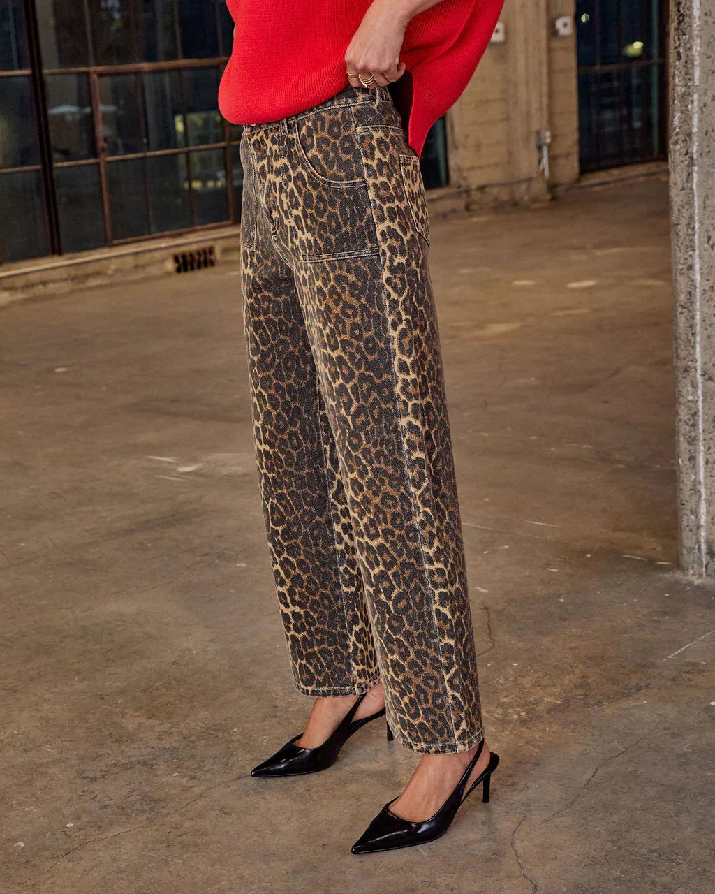 Moment In Time Leopard Print Pants