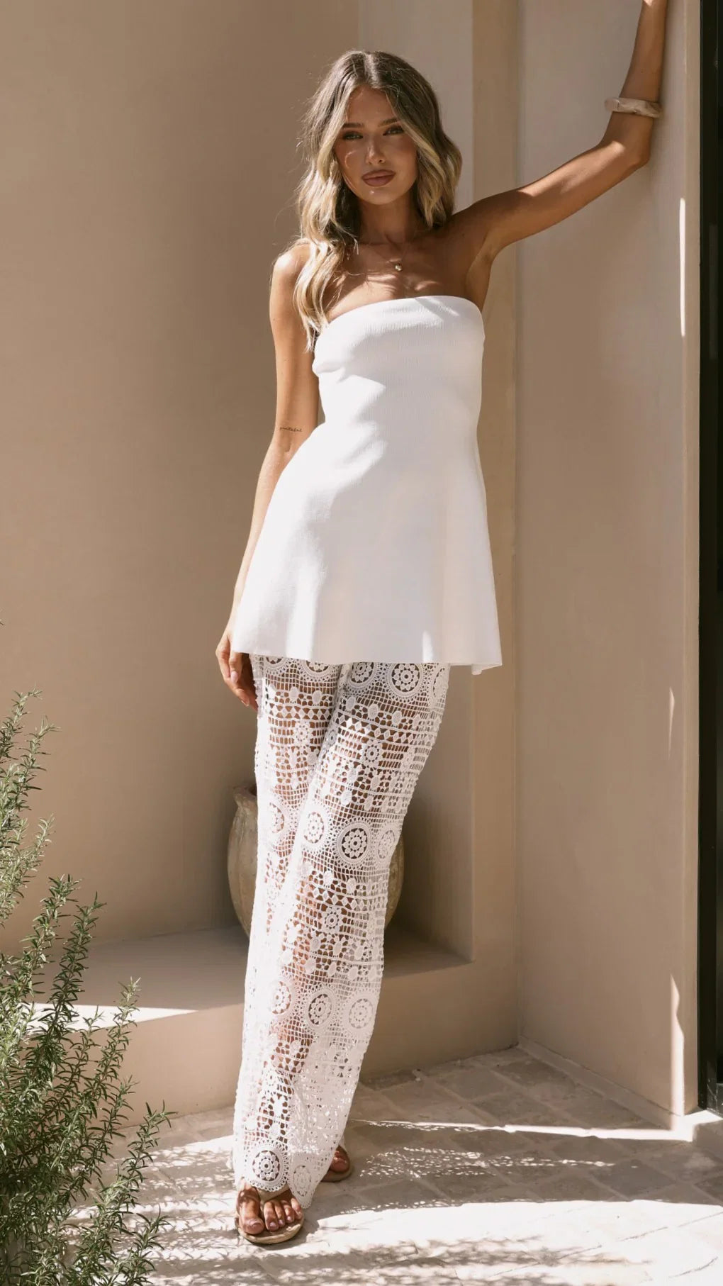 Emilia Top White