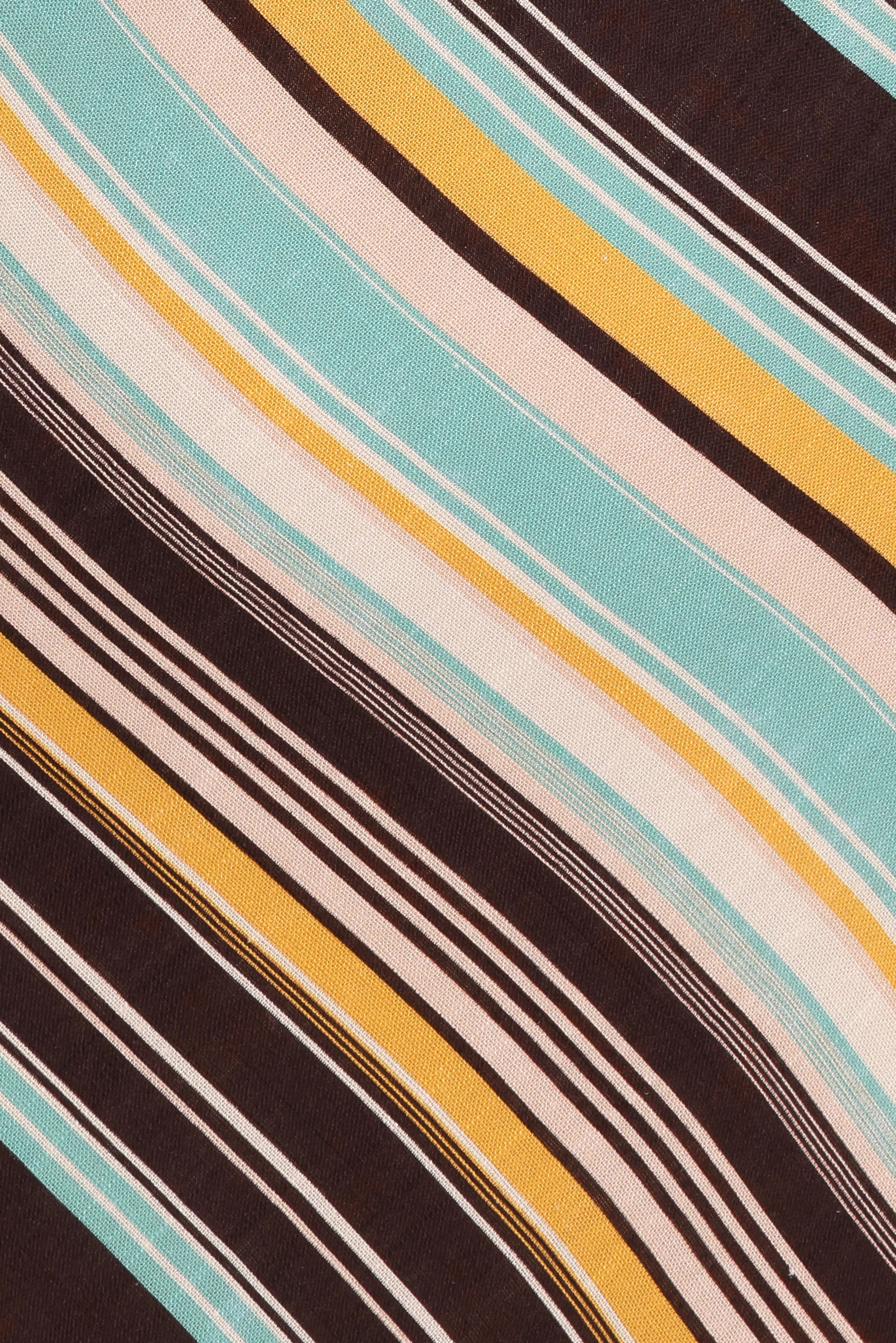 Kosta Mini Dress Brown Retro Stripe