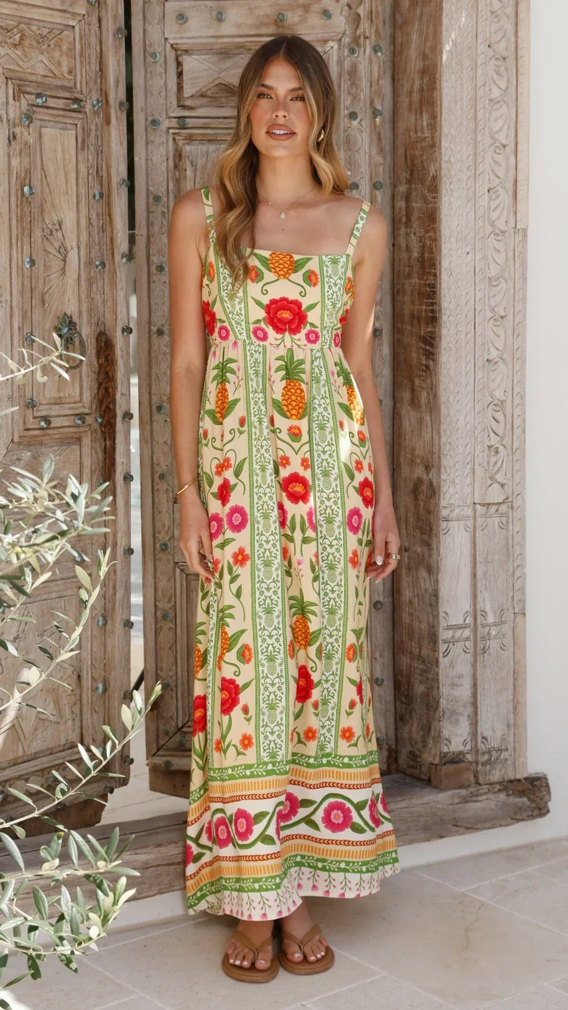 Keziah Maxi Dress Sunkissed Print